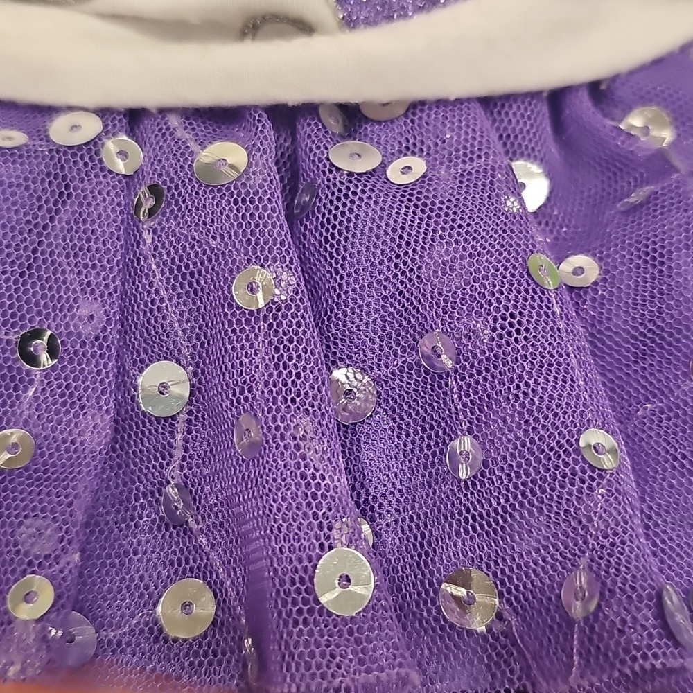 N Purple And White Costum For A Build A Bear Teddy Bear. Bear Not Included! - Picture 6 of 7